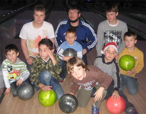 Beim bowlen im Pinup Koblenz Bowling